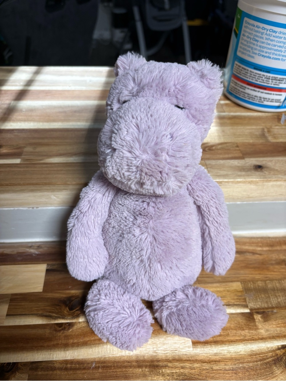 Jellycat Bashful Lilac Plush Hippo Stuffed Animal